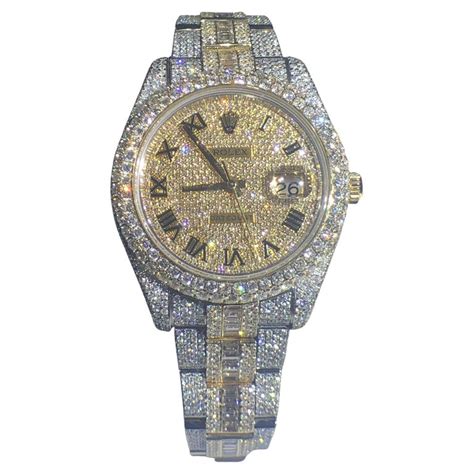 iced rolex replica for sell|iced out rolex datejust.